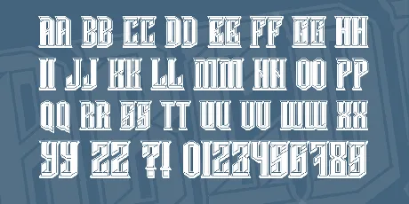 Damages font