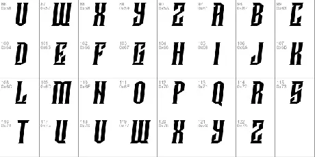 Damages font