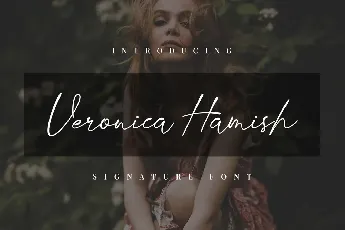 Veronica Hamish font