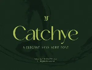 Catchye font