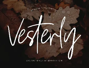 Vesterly font