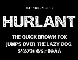 Hurlant font