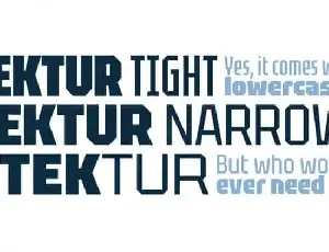 Tektur Display font