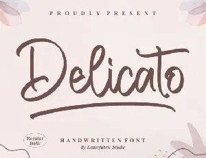 Delicato font