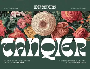 Tanqier font