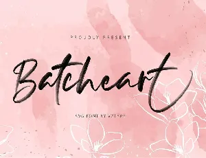 Batcheart font