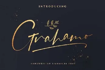 Grahamo Signature font