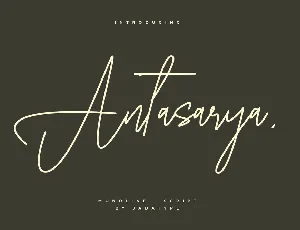 Antasarya font