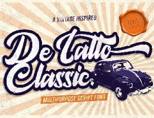 De Latto Classic font