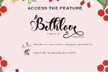 Christmas Betterlove font