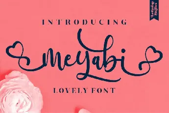 Meyabi Script font