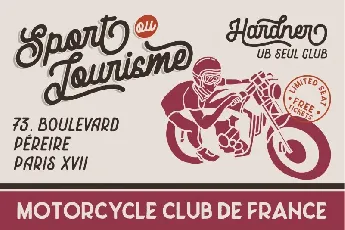 Hardner Vintage font