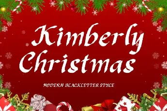 Kimberly Christmas font