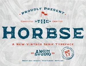 Horbse font