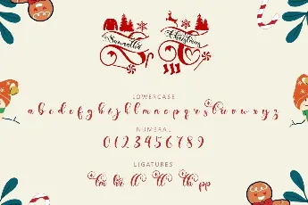 Samantha Christmas Demo font