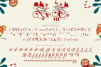 Samantha Christmas Demo font