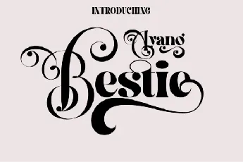 Ayang Bestie font