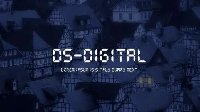 DS Digital font