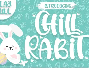 Chill Rabit - Personal Use font