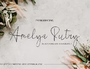 Amelya Putri font