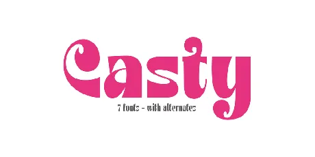 Casty Demo font