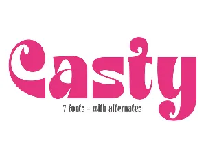 Casty Demo font