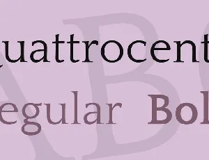 Quattrocento font