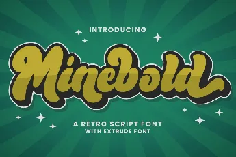 Minebold font