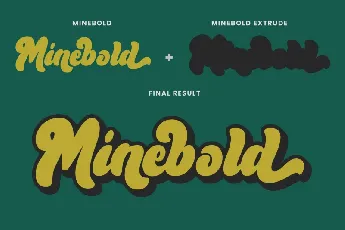 Minebold font