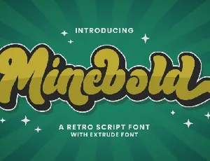 Minebold font