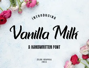 Vanilla Milk font