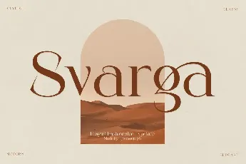 Svarga font