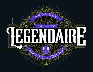 Legendarie Blackletter font