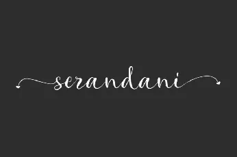 Serandani font