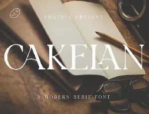 Cakelan Typeface font