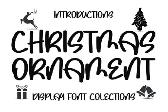 Christmas Ornament font