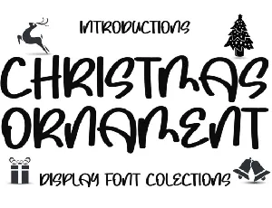 Christmas Ornament font