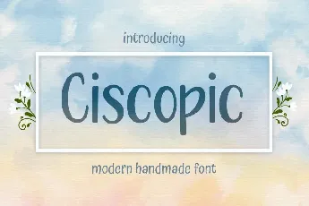 Ciscopic font