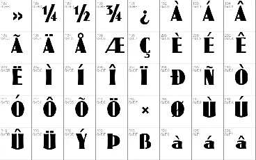 Omega CAT font