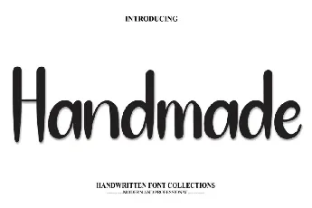 Handmade Display Typeface font