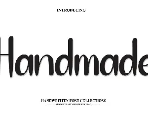 Handmade Display Typeface font