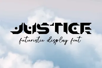 Justice Display font