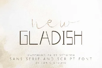 New Gladish Duo font