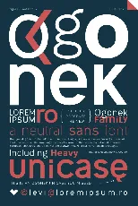 Ogonek Family font