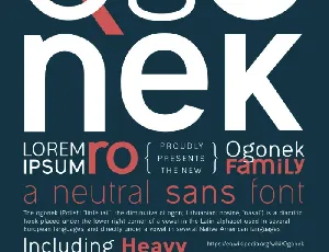 Ogonek Family font