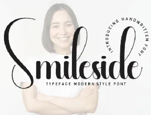 Smileside Script font