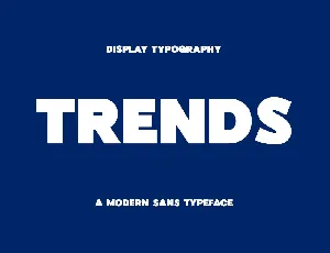 Trends font