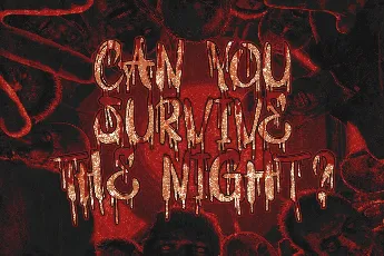 Bloody Shout DEMO font