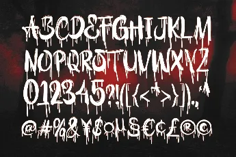 Bloody Shout DEMO font