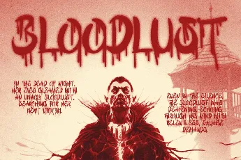 Bloody Shout DEMO font